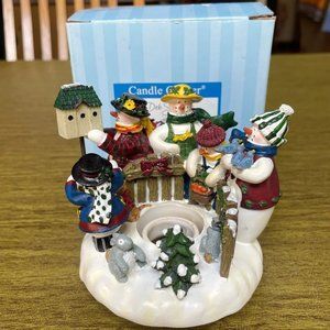 Snow People Candle Capper Deb Strain